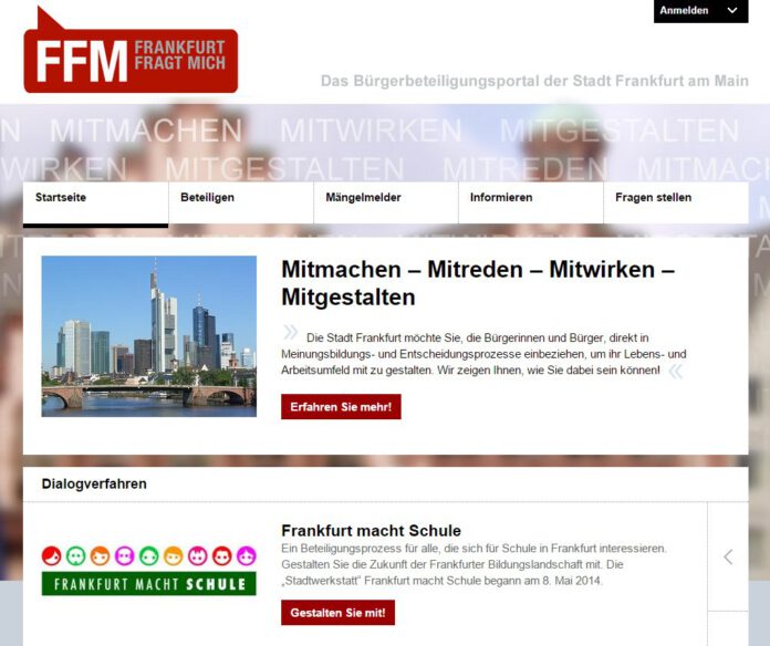 Homepage Frankfurt Fragt Mich